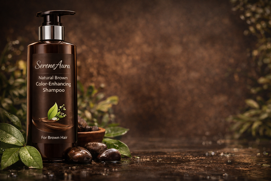 SereneAura Natural Dark Tone Color Enhancing Shampoo
